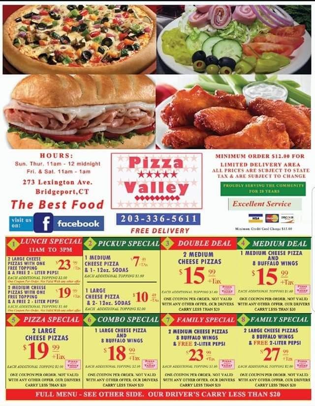 Pizza Valley Menu image 3